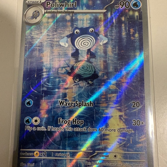 Pokemon Other - Poliwhirl IR 151 Pokémon Card